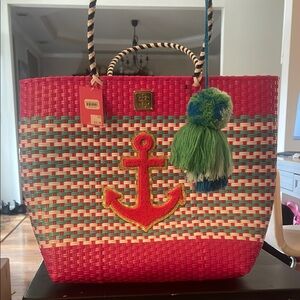 Colorful Anchor Tote Bag